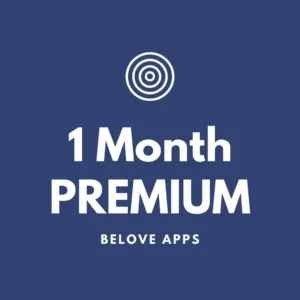 [Belove] 1 Month Subscribe (Redeem Code)
